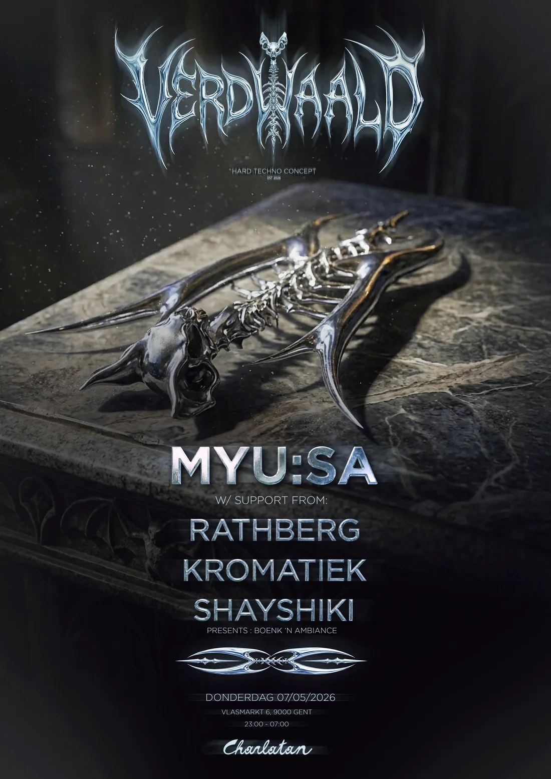 Underground Drum & Bass event flyer